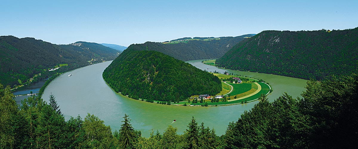 The scenic Danube Bend